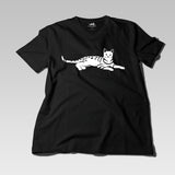 Men's 100% Organic Pima Cotton T-Shirt V-Neck - Black - Large - Bengal Cats for sale near me - Brown, Silver & Snow Bengal kittens for Sale