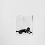 Women's 100% Organic Pima Cotton T-Shirt - White - Small - Bengal Cats for sale near me - Brown, Silver & Snow Bengal kittens for Sale