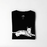 Women's 100% Organic Pima Cotton T-Shirt - Black - Medium - Bengal Cats for sale near me - Brown, Silver & Snow Bengal kittens for Sale