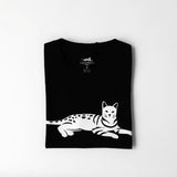 Women's 100% Organic Pima Cotton T-Shirt - Black - Large - Bengal Cats for sale near me - Brown, Silver & Snow Bengal kittens for Sale